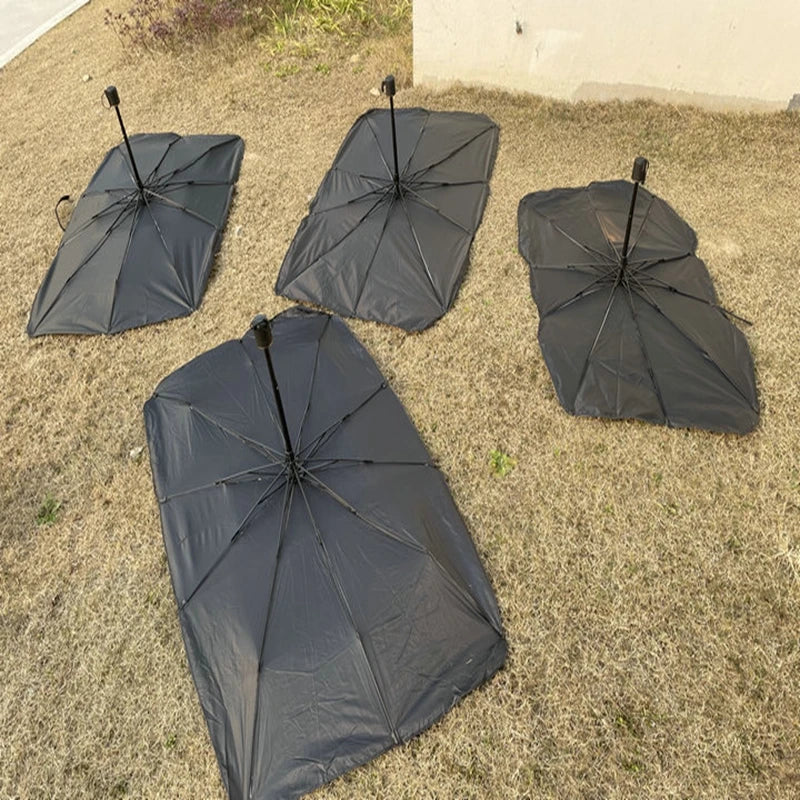 Parasol para coche, sombrilla para coche, protector solar retráctil, aislamiento térmico, sombrilla para parabrisas delantero