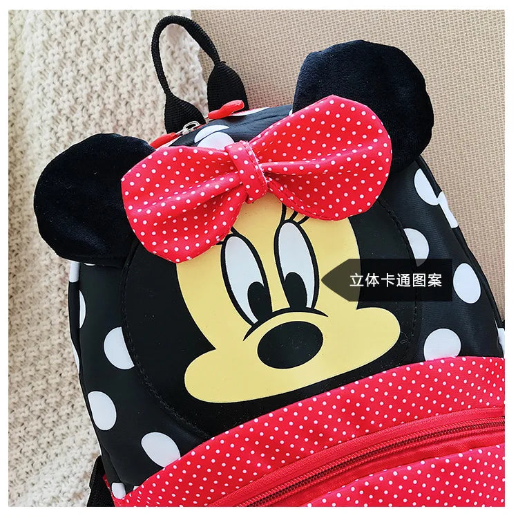 Mochila  Disney para niñas, Minnie,  mochila escolar encantadora.