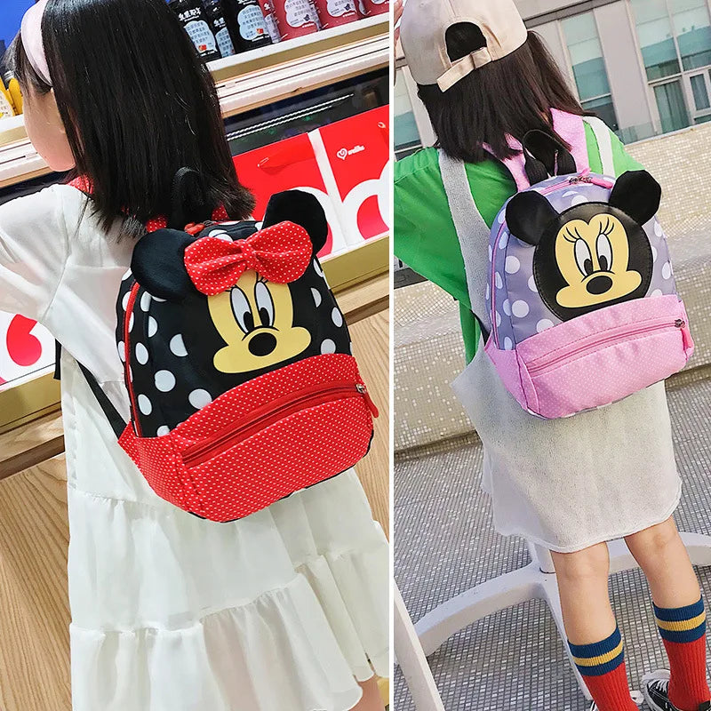 Mochila  Disney para niñas, Minnie,  mochila escolar encantadora.